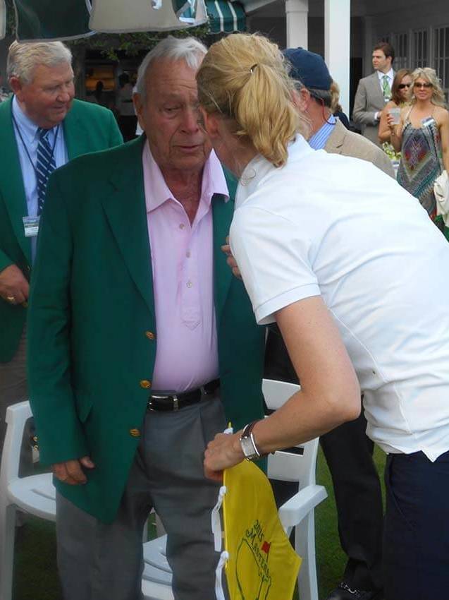 Arnold Palmer und Vanessa Herbon